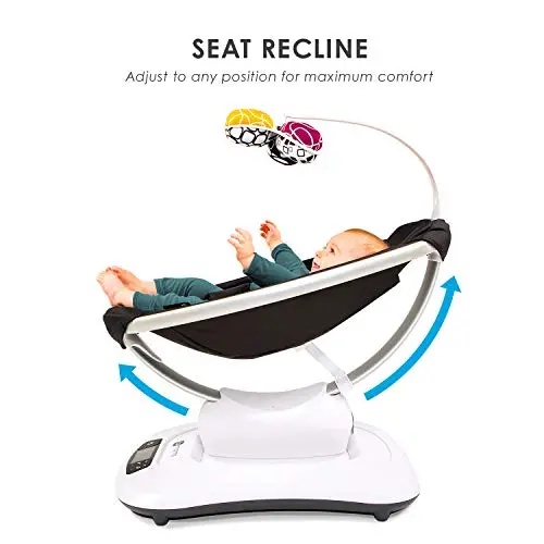4moms mamaRoo 4 Multi-Motion Baby Swing – Bluetooth-Enabled with Five Soothing Rhythms