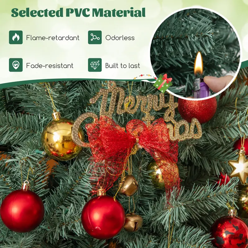 9-Foot Blue Slim Pencil Christmas Tree – Pre-Lit with 500 Warm White & Multicolor LEDs, 9 Lighting Modes, 1168 Branch Tips