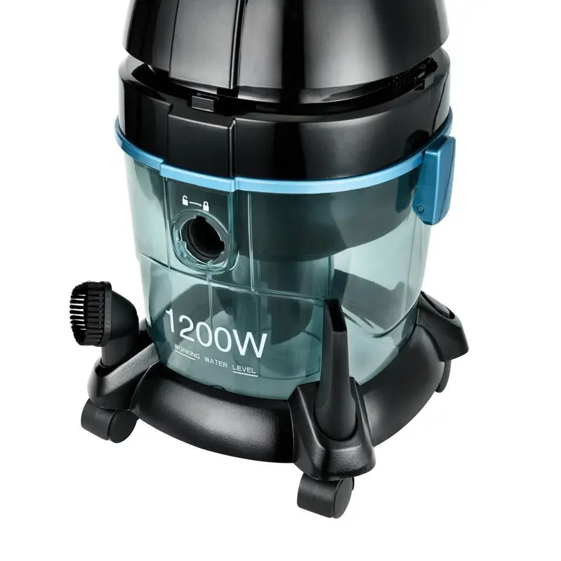 Blue Water Filtration Vacuum Cleaner – Wet/Dry Capability with HEPA Filtration and Cyclonic Separation