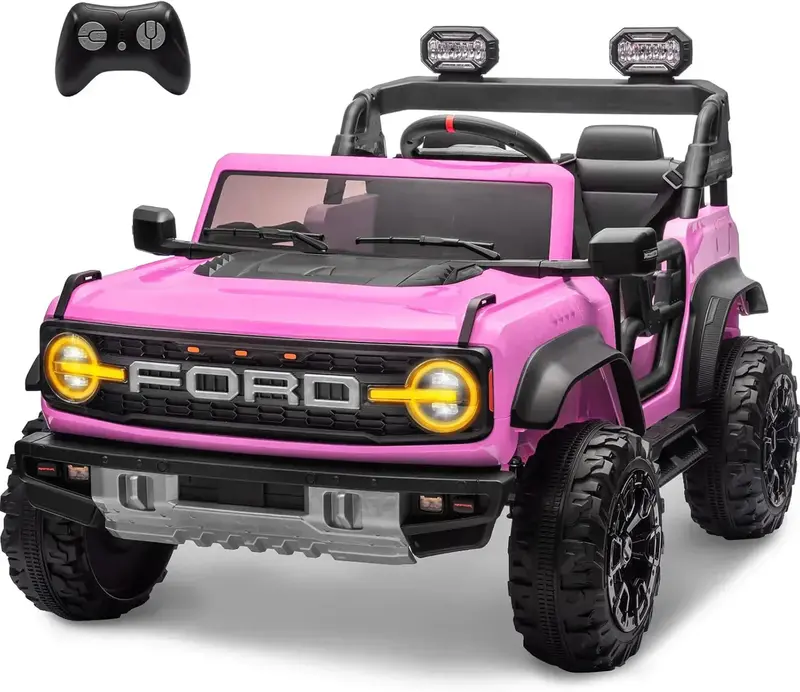Bronco Raptor Ride-On Toy – Two-Seater Blue Electric Truck for Kids