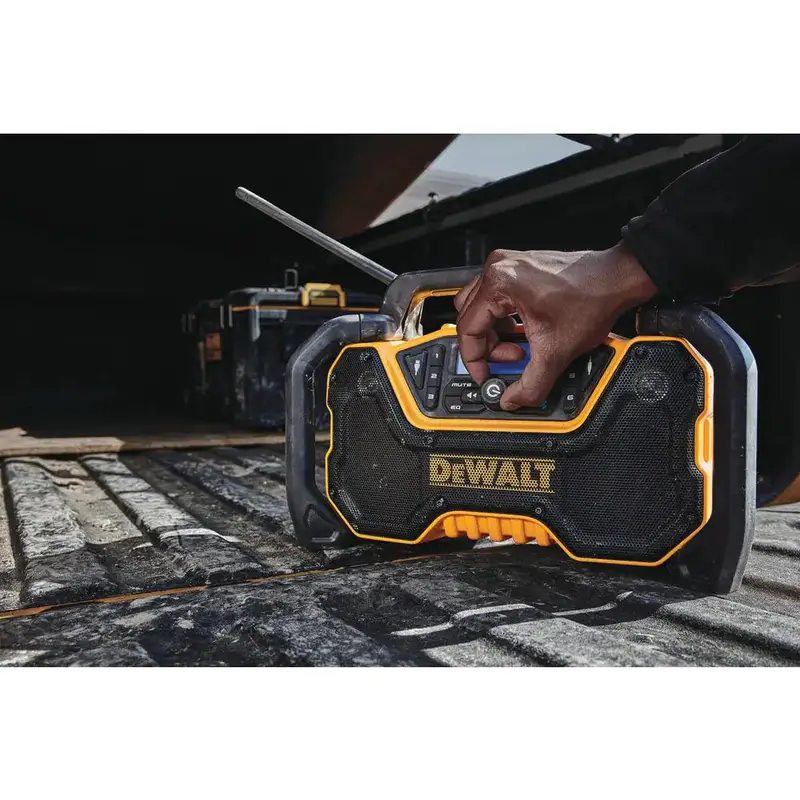 DEWALT DCR028B 20V MAX Bluetooth Radio: Compact Cordless Speaker (Tool-Only Model)