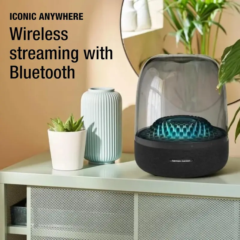 Eco-Friendly Bluetooth Home Speaker with Premium Audio, 5 Dynamic Light Themes, and Recycled Materials