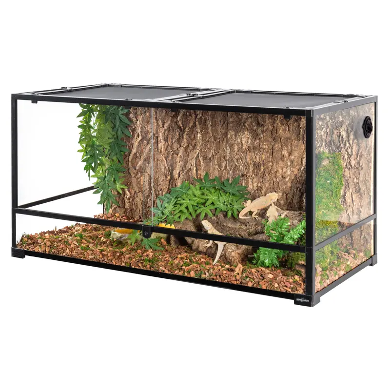 Extra-Large 120-Gallon Reptile Terrarium — Spacious Enclosure for Large-Species Habitats