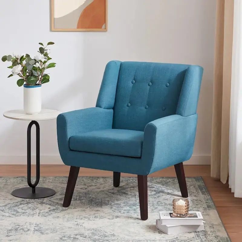 HUIMO Modern Tufted Accent Chairs – Stylish Two-Piece Set in Premium Fabric
