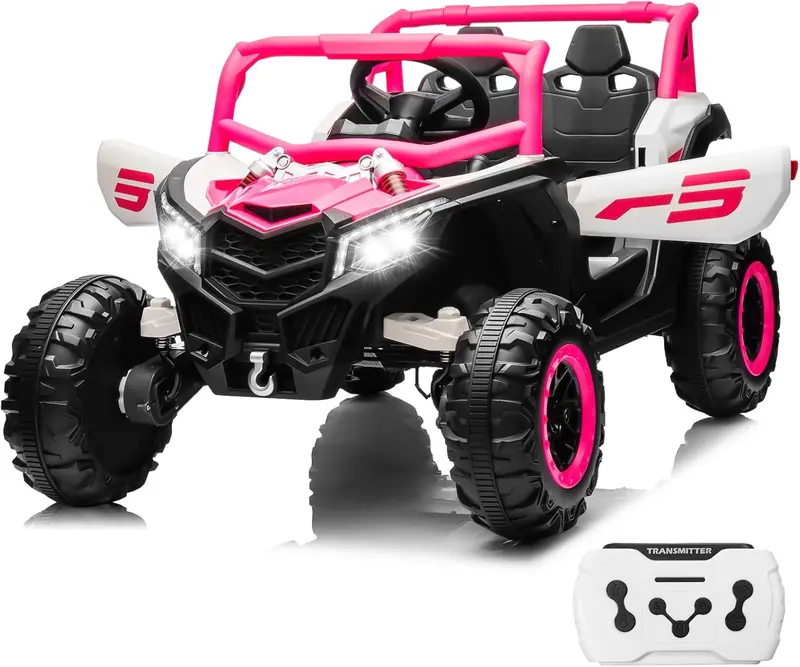 JOYRACER Bluetooth 4WD RC Car for Kids – MP3 Playback, LED Headlights & Enhanced Shock Absorption