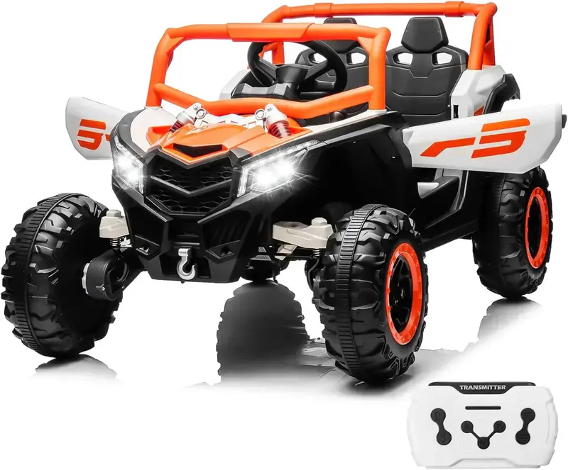 JOYRACER Remote-Controlled Kids' RC Car Featuring 4x150W Motors & Bluetooth Audio 2