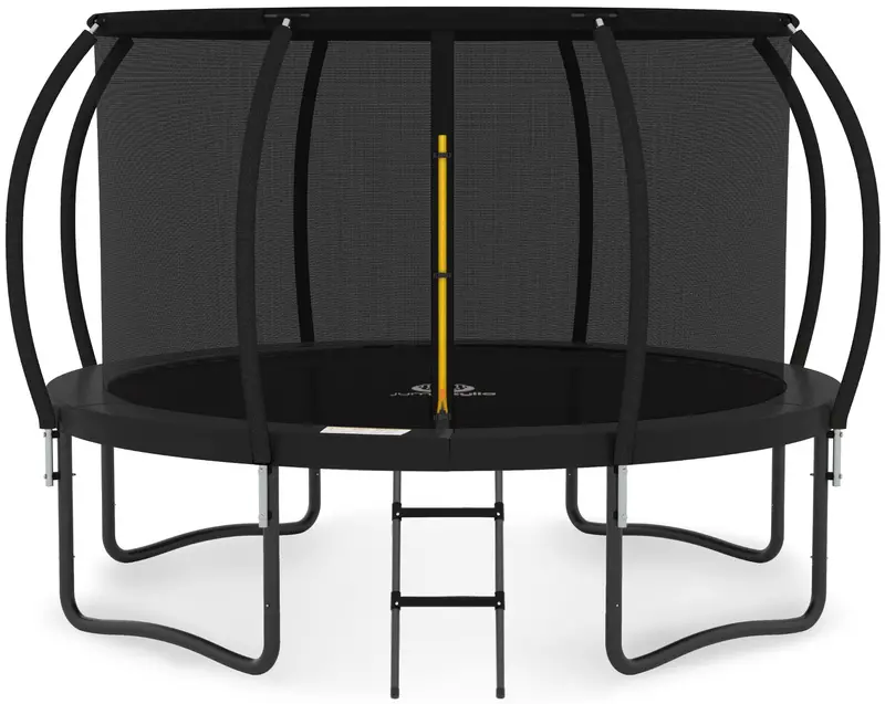 JUMPZYLLA 8-Foot Enclosed Backyard Trampoline – Safe, Spring-Free Bouncing Solution for Kids