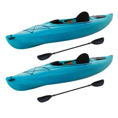 Lifetime Guster 100 Sit-In Recreational Kayak – Twin-Pack Set for Beginners (Model 457)