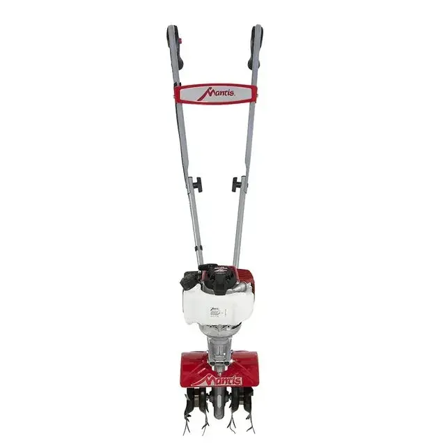 MANTIS 25 cc 9-Inch Front-Tine Mini Tiller – Forward-Rotation Cultivator for Tight Spaces