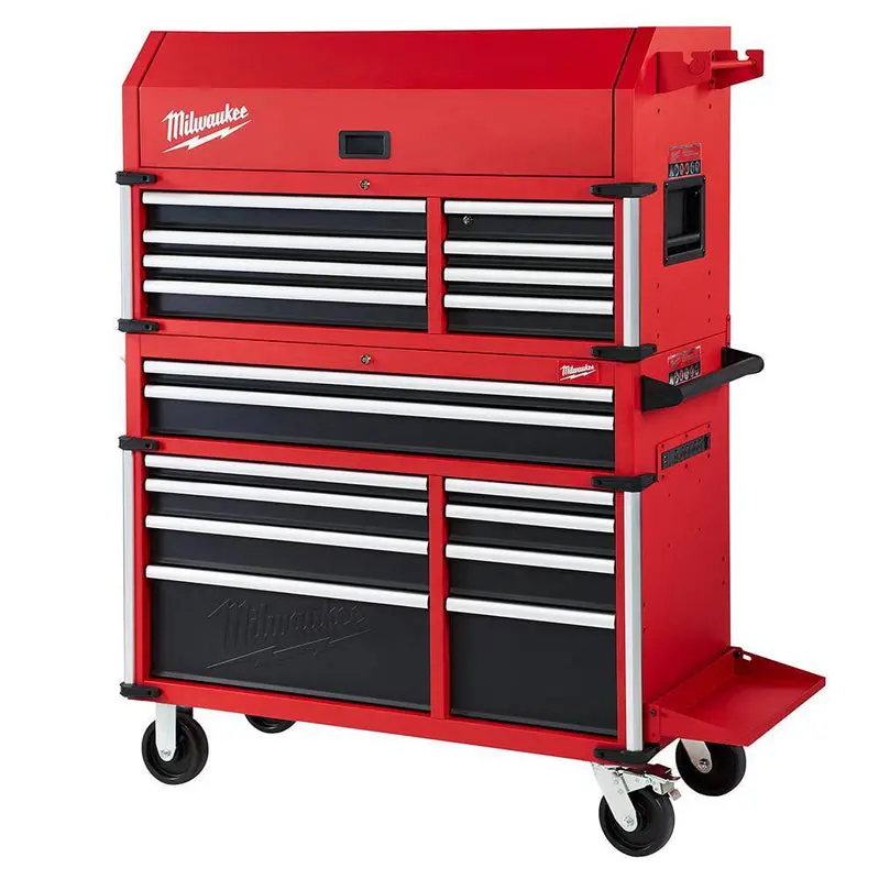 MW Professional 46" Tool Storage System – 18-Drawer Steel Chest & Cabinet Bundle (48-22-8546)