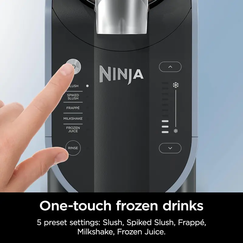 Ninja SLUSHi Frozen Drink Maker — 88-Oz Capacity, 5 Preset Programs & Sleek Black Countertop Design