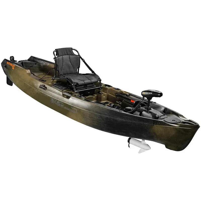 Old Town Sportsman AutoPilot 120 Angling Kayak – 12 ft Motor-Ready Hull with Seamless Minn Kota Compatibility