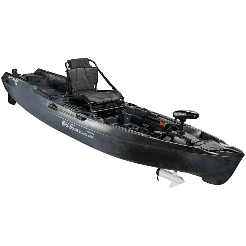 Old Town Sportsman AutoPilot 120 Angling Kayak – 12 ft Motor-Ready Hull with Seamless Minn Kota Compatibility