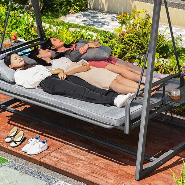 Outdoor Patio Swings – Clearance Hanging Swing Seats for Backyard Leisure & Social Enjoyment