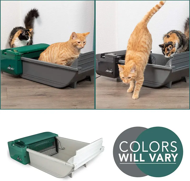 Pet Zone Smart Scoop Self-Cleaning Litter Box – No Subscription or Refills Needed