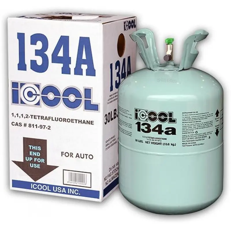 R-134A Automotive Refrigerant – 30 lb USA-Made Tank for Car AC and Light Commercial Cooling Applications