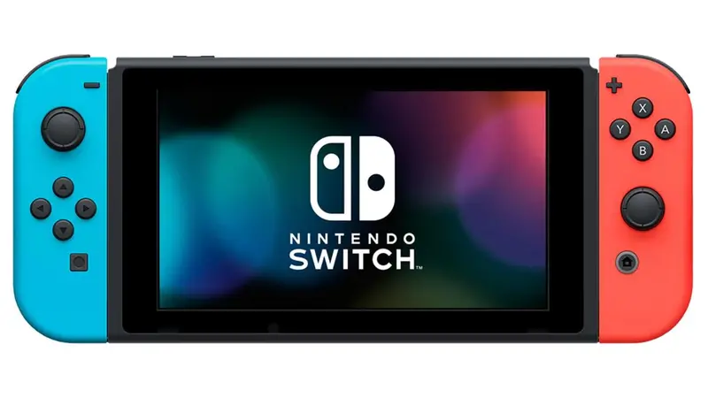 Refurbished Nintendo Switch Console — Bundled with Neon Blue and Red Joy-Con Controllers