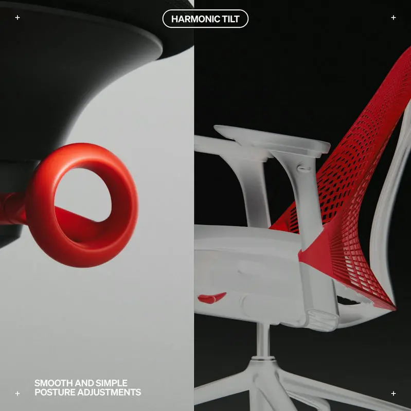 Sayl Mesh Gaming Chair – Ergonomic Design with Adjustable Lumbar Support