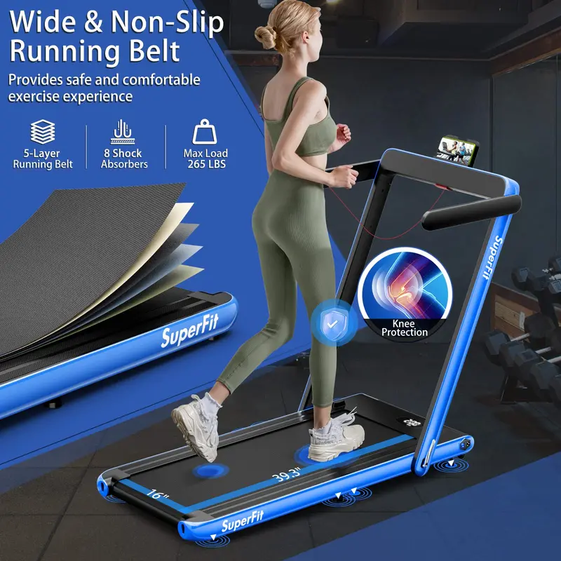 Smart Folding Under-Desk Treadmill – 2.25HP Model with Bluetooth App Control