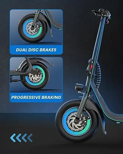 URBANMAX C1 Foldable Electric Scooter – 450W Motor, 22-Mile Range, Front Suspension System, and Dual Mechanical & Electronic Braking