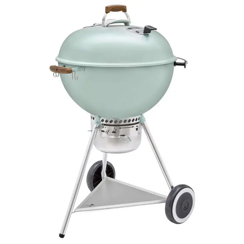 Weber Rock N Roll Blue 22" Charcoal Grill – Vibrant Kettle-Style BBQ