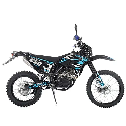 X-PRO Templar X 250cc Off-Road Dirt Bike – Zongshen Engine, 6-Speed Gearbox, LED Lighting, and Lightweight Alloy Wheels