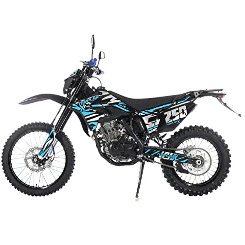 X-PRO Templar X 250cc Off-Road Dirt Bike – Zongshen Engine, 6-Speed Manual, LED Lights & Alloy Wheels
