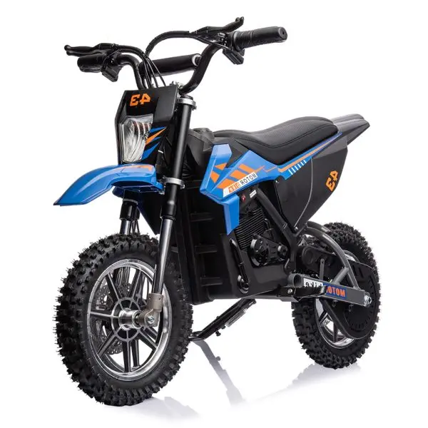 Youth Off-Road Electric Bike – 36V, 350W Brushless Motor, 175 lb Load Capacity (Blue) 2